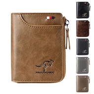 RFID Blocking Wallet Bifold Zipper Men PU Leather Wallet Dompet Kulit PU Lelaki 钱包男 0188