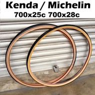 700x25c 700x28c 700 Yellow edge Tyre tayar Kenda Tube Michelin Dynamic Classic Fixie Sport Road Bike