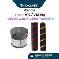 Dreame V12 / V12 Pro Cordless Vacuum Cleaner Accessories HEPA Filter Kit Soft Roller Brush