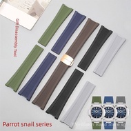 25x13mm for Specially Notched Silicone Rubber Band for Patek PP Nautilus 5711 5726 5980 5990 Watch S