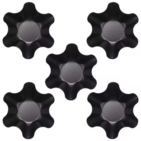 Large Non-Stick Fluted Tortilla Shell Pans Taco Salad Bowl Makers, Non-Stick Carbon Steel, Set Of 4 