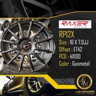 Raxer RP12X 16 X 7.0JJ 4X100 Gunmetal