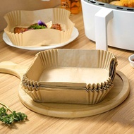 50pcs Air Fryer Disposable Paper Liner Non-stick Baking Paper Liners Waterproof