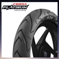 [100% Original]TAYAR CORSA R26 60/80/17 Size PLATINUM TYRE Tayar Motor LC135 LAGENDA Y15 Y16 RS150 E