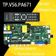 TP.V56.PA671 LCD TV 3in1บอร์ดไดรเวอร์บอร์ดควบคุม LCD อเนกประสงค์เมนบอร์ดทีวี Vga/hdmi/av/tv /Usb รอง