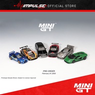 [PREORDER] MiniGT 1:64 Diecast Countach LPI 800-4 / Impreza WRC98 / Supra Veilside / RX7 Advan / May