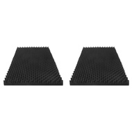 Yours MO-2 Pack Acoustic Foam Panels 48 X 24 X 2Inch High Density Sound Absorbing Panels for HomeOff