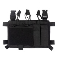 DOPE กระเป๋าด้านหน้า Double Stack ท้อง Fanny Pack ยุทธวิธี Airsoft Triple Mag สําหรับ FCPC FCSK การล