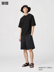 UNIQLO U DRY-EX 彈性短褲 黑 M號 全新