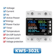 TUYA WiFi Smart Power Meter Over Under Voltage Protection Relay Switch Circuit Breaker Energy kWh Te