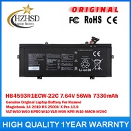HB4593R1ECW-22C 7.64V 56Wh 7330mAh Genuine Original Laptop Battery For Huawei Magicbook 14 2019 R5 2