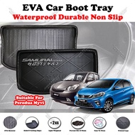 ✨ Myvi ✨ EVA Copolymer Car Boot Tray Luggage Waterproof Durable Non Slip Cargo Tray - Perodua Myvi O