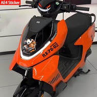 For ZEEHO AE4 Sticker Motorcycle Modification Accessories Decoration Front Panel Side Stickers Refle