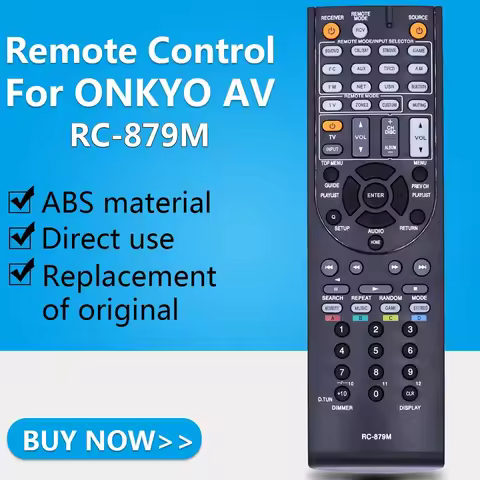 Remote Control for Onkyo AV Receiver RC-879M TX-NR535 TX-SR333 HT-R393 HT-S3700