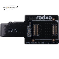 EMMC to USD Board EMMC to MicroSD Adapter Board MicroSD EMMC Modules for ROCK PI 4A/4B
