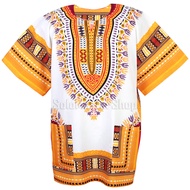 Dashiki African Shirt Cotton Hiphop เสื้อจังโก้ เสื้ออินเดีย เสื้อแอฟริกา เสื้อฮิปฮอป เสื้อโบฮีเมียน ad12wo1 เสื้อสงกรานต์ สงกรานต์
