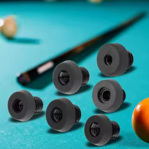 Billiard Cue Bottom Cover Block Butt Billiard Cue Rubber Plug Pool Cue Bottom Bumper Protector For M