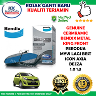 Perodua Myvi Lagi Best 1.0 1.3 1.5 Icon G2 Axia Bezza Genuine Bendix DB2090 Ceramic Front Brake Pad 