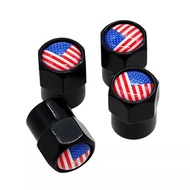 2 pcs USA American flag valve caps suitable for Folding MTB Racing Bikes, Motorcycles and Cars Bfgoo