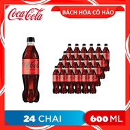 THÙNG 24 CHAI NƯỚC NGỌT KHÔNG ĐƯỜNG ZERO SUGAR COCA COLA 600ML