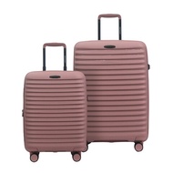 HUSH PUPPIES LUGGAGE Hardcase Luggage HP69-4033, Pink, 20" + 24"