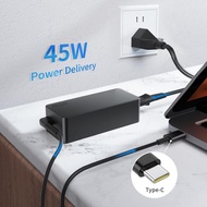 45W USB Type-C PD Laptop Charger Replacement for Power Adapter Lenovo Yoga C930 C940 S730 720 910 92