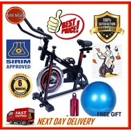 Zero EC Fitness Bike Exercise Cycling Gym Fitness Spin Bike (With Free Gift)