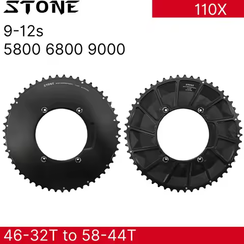 Stone 110bcd Double Chainring aero 5800 6800 9000 Road Bike for Shimano 105 52 36T 53 39T 54 40T 46
