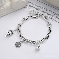 Hand Accessories Rabbit Shengs925 National Trendy Style Lucky Cat Retro Multi-Element Sterling Silve