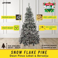 PUTIH Snow Needle Christmas Tree 1,8 Meters 1 / 6Feet SNOW FLAKE PINE White PINE Premium Christmas T