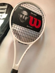 📣Wilson 威爾遜PRO STAFF 97L 全碳素 初學者進階網球拍  費德勒小白拍❤️‍🔥 全新正貨