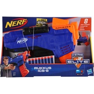 READY STOCK PISTOL NERF N-STRIKE ELITE RUKKUS ICS-8