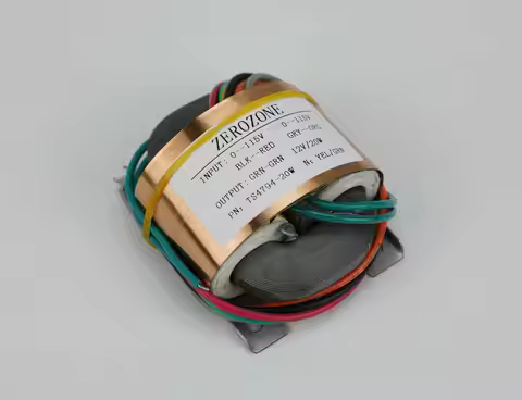 GZLOZONE 20VA Pure Copper R-core Transformer 6V / 9V /12V /15V/ 18V L16-2-1