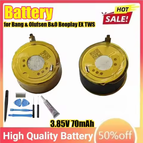 3.85V 70mAh Replacement Headset Battery for Bang & Olufsen B&O Beoplay EX TWS Battery