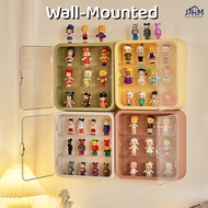 【SG FAST SHIP】Doll Toy Display Storage Box Wall-Mounted Magnetic Transparent Dustproof Cabinet Organ
