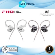 FiiO JD1 Dynamic Driver In-Ear Monitors with Mic High Performance for Sports Gaming Earphones IEM