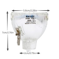 จัดส่งฟรี Beam 230W 7r 230W Sharpy Beam หลอดไฟ Moving Beam Buld 230 Beam โคมไฟ230 SIRIUS HRI230W สำห