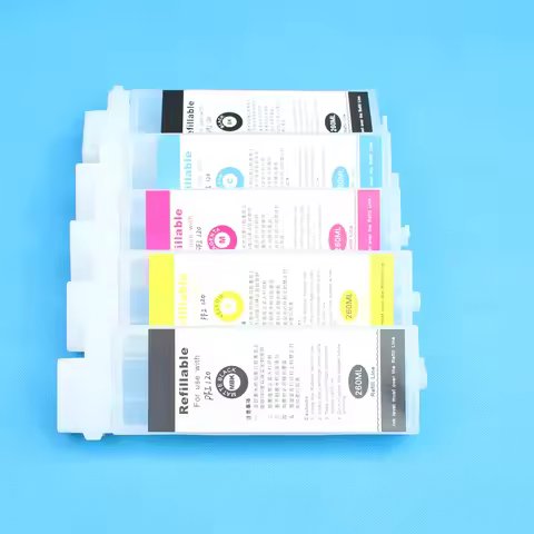 PFI120 PFI 120 Refillable Ink Cartridges For Canon TM200 TM205 TM300 TM305 200 205 300 305 Printer I