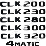 Car Trunk Letters Logo Emblem Badge Decals Sticker For Mercedes Benz CLK Class CLK55 CLK200 CLK230 C