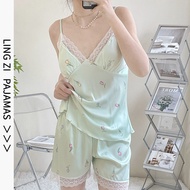 Vee-2314 sling set women's pants 2 in 1 set pants pad bra/ set pants sleepwear
