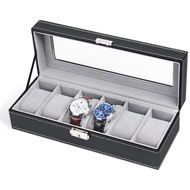 202166+38+2 Grids Storage Watch Box 81012 Grids PU Leather Watch Holder Organizer for Quartz Watch Jewelry Boxes Display Gift