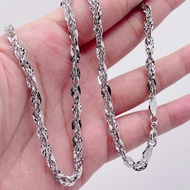 D79 - 5 BEAUTIFUL ROUND SPIRAL NECKLACE WITH ALL