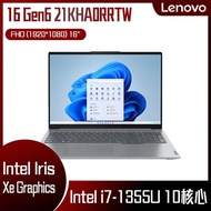 Lenovo 聯想 ThinkBook 16 Gen6 21KHA0RRTW 灰 (i7-1355U/16GB/1TB/W11/FHD/16) 客製化商務筆電