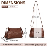 Cobbler Legend Genuine Leather Shoulder Bag Women Sling Bags Stylish Crossbody Bag Ready Stock