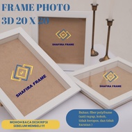 3D frame 20x20, 20x 25, 20x30 cm premium fiber