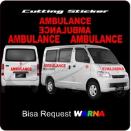 Cutting Sticker AMBULANCE AMBULANCE Car Logo Sticker