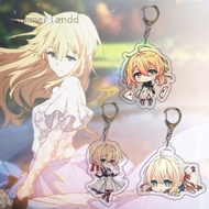 SL Anime Violet Evergarden Keychains Cosplay Figures Keyring Pendant Gifts