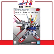 BANDAI Gundam SDEX &lt;002&gt; SD Gundam EX-Standard GAT-X105+AQM/E-X01 Aile Strike Gundam Plastic Model