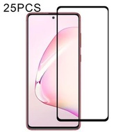 全城熱賣 - 適用於 Galaxy Note 10 Lite 25 PCS 絲印二強 全屏鋼化玻璃膜