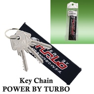 Keychain Key chain Power By Turbo